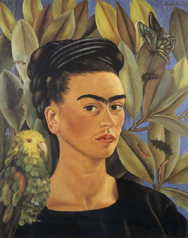 Frida Kahlo Self-Portrait with Bonito oil painting image